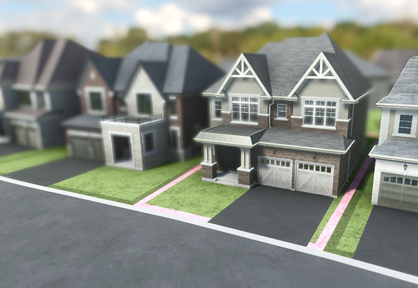 Interactive site plan tool showing available lots and home models.