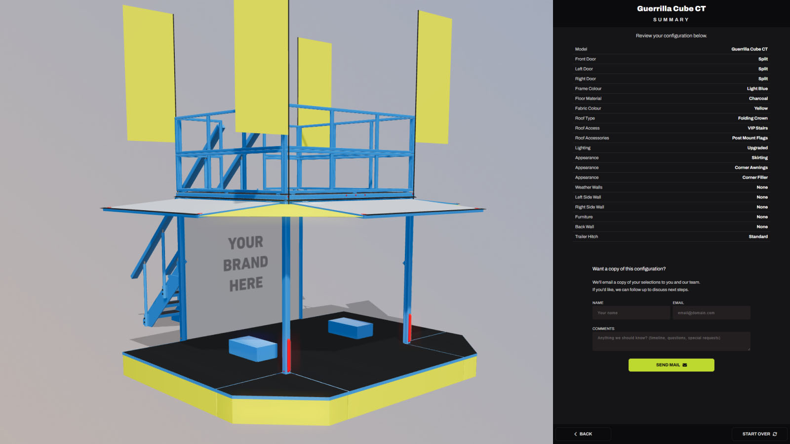 Placeholder case study image showing an interactive planning interface.